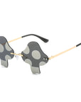 Rimless Mushroom Sunglasses