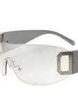 Y2K Letter Sunglasses 8029