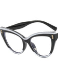 Cat Eye Rivet Optical Frame