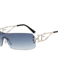 Y2K Rimless Skeleton Sunglasses