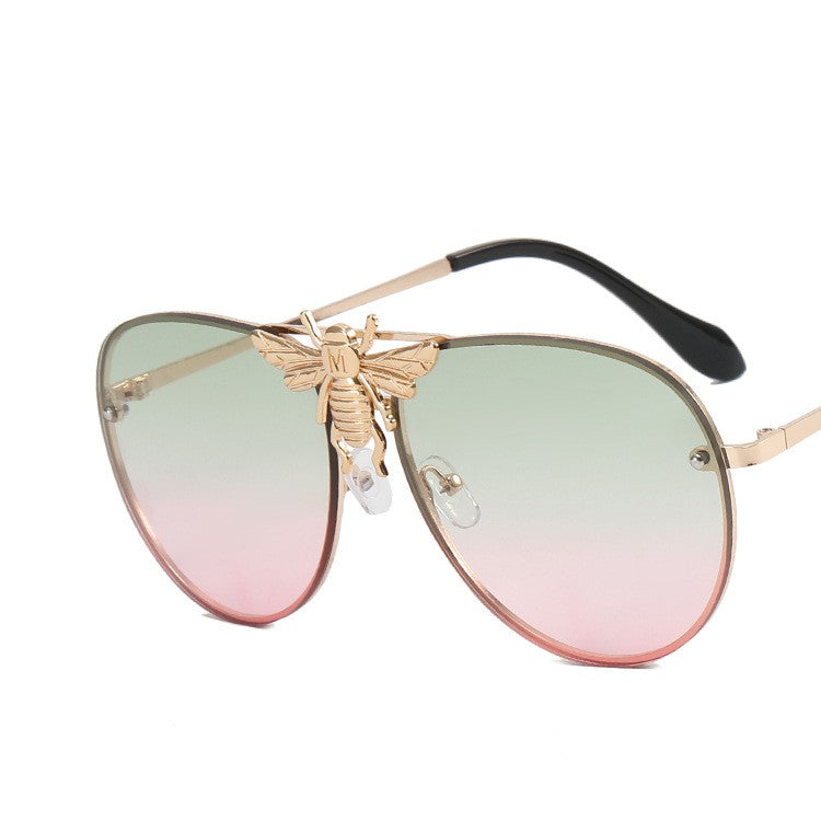 Metal Bee Sunglasses