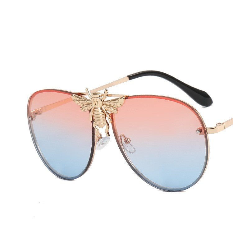 Metal Bee Sunglasses