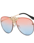 Metal Bee Sunglasses