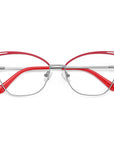 Skeleton Cat Eye Metal Glasses