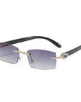 Diamonds Rimless Men's Sunglasses
