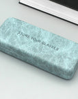 Pleated Leather Glasses Case