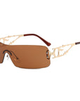 Y2K Rimless Skeleton Sunglasses