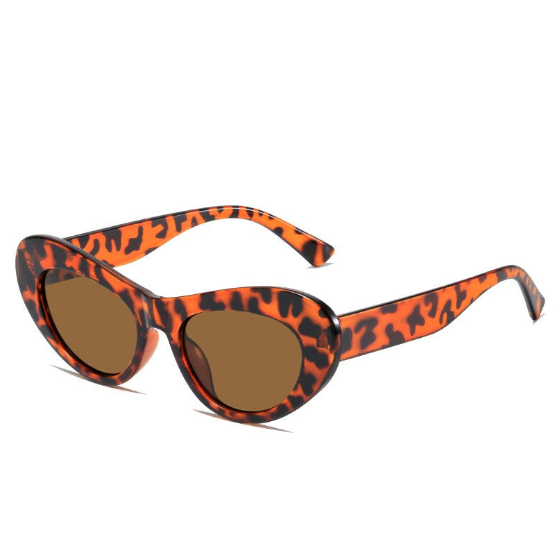 Oval Frame Candy Colored Sunglasses