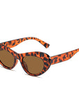 Oval Frame Candy Colored Sunglasses