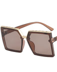 Korean Style Big Frame Square Sunglasses