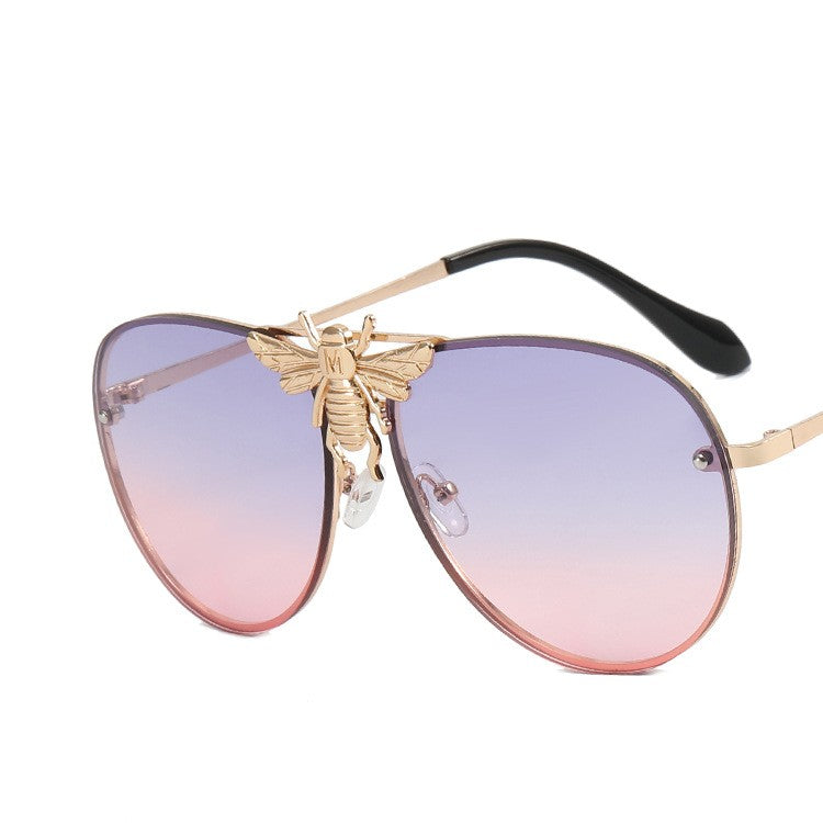 Metal Bee Sunglasses