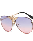 Metal Bee Sunglasses