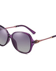 Women's Diamond Studded Polarized Color Changing Sunglasses A644