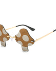 Rimless Mushroom Sunglasses