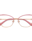 Skeleton Cat Eye Metal Glasses