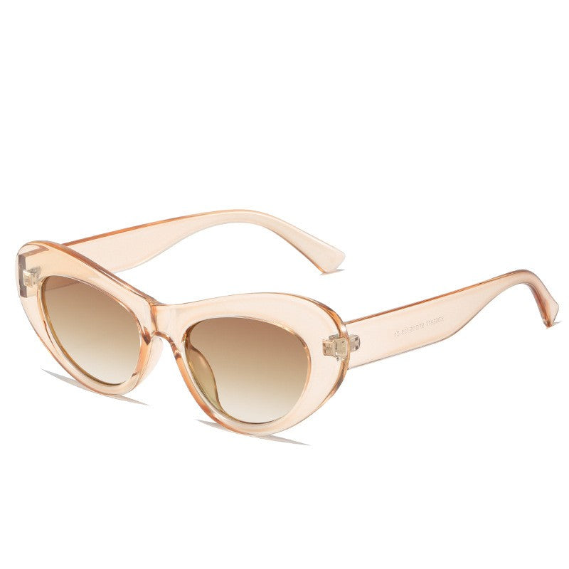 Oval Frame Candy Colored Sunglasses