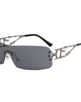 Y2K Rimless Skeleton Sunglasses