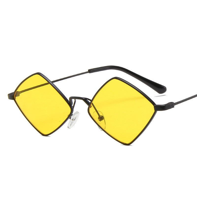 Metal Rhombus Sunglasses