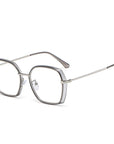 Metal Anti-Blue Light Photochromic Glasses