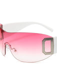 Y2K Letter Sunglasses 8029