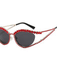 Diamond Cutout Y2K Sunglasses
