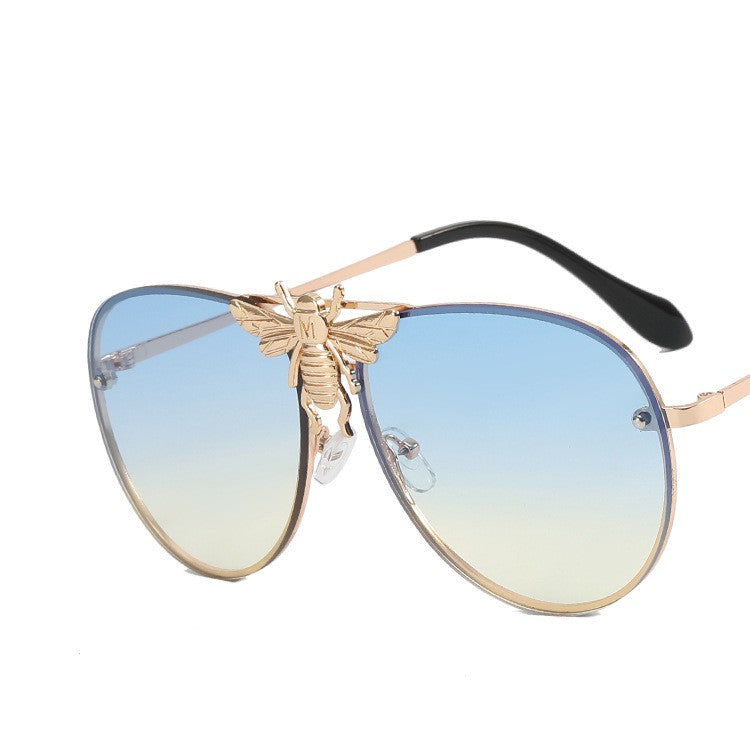 Metal Bee Sunglasses