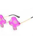 Rimless Mushroom Sunglasses