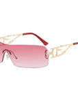 Y2K Rimless Skeleton Sunglasses