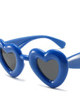 Y2K Candy-Colored Heart Sunglasses 88982