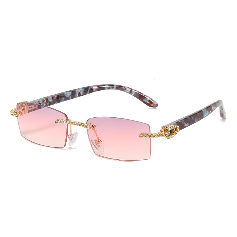 Diamonds Rimless Men's Sunglasses