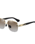 Rimless Metal Men's Polarized Sunglasses A671