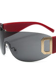 Y2K Letter Sunglasses 8029