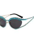 Diamond Cutout Y2K Sunglasses