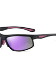 TR90 Discoloration Color Changing Cycling Sports Sunglasses 3027