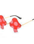 Rimless Mushroom Sunglasses