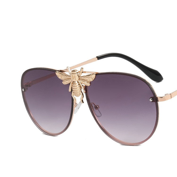 Metal Bee Sunglasses