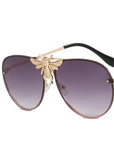 Metal Bee Sunglasses