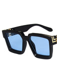 Men's Square Large Frame Sunglasses