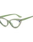 Cat's Eye Diamond Optical Frame