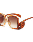 Large Frame Square Sunglasses