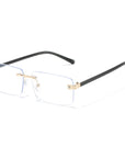 Square Rimless Sunglasses