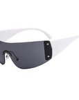Rimless Pentagram Sunglasses Y2K