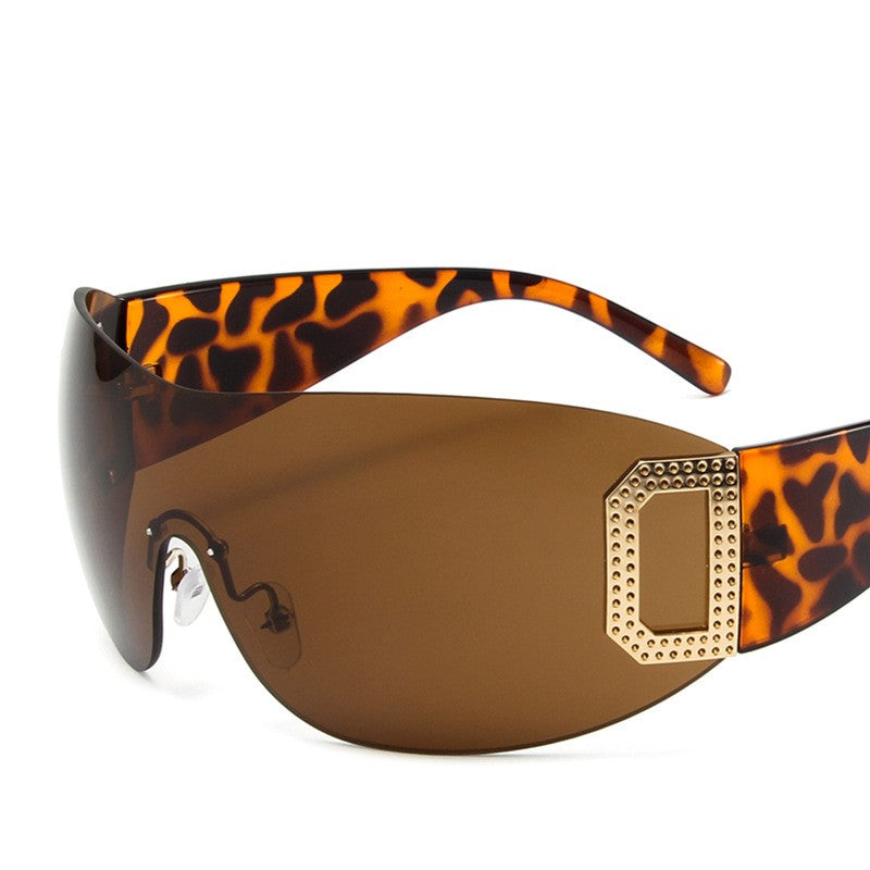 Y2K Letter Sunglasses 8029