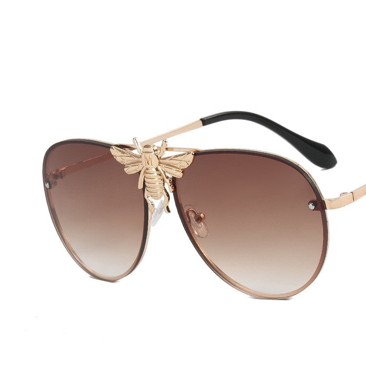Metal Bee Sunglasses