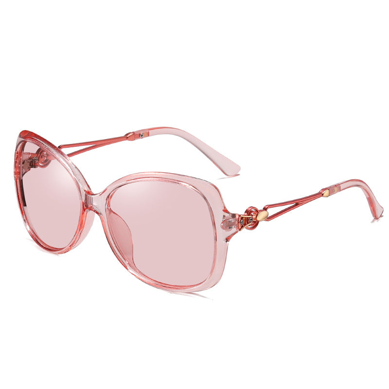 Women's Polarized Big Frame Color Changing Sunglasses A643
