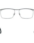Magnetic Clip-on Pure Titanium Myopia Glasses