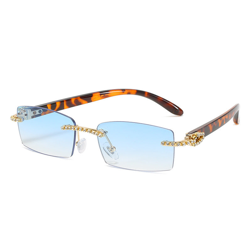 Diamonds Rimless Men's Sunglasses