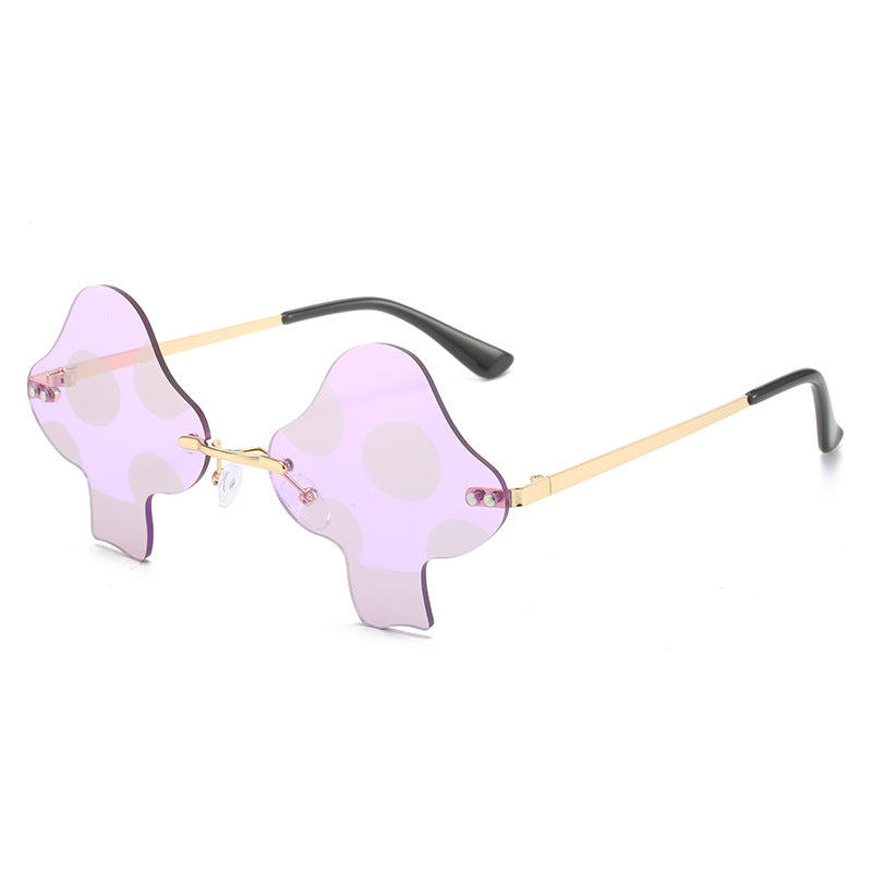 Rimless Mushroom Sunglasses