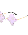Rimless Mushroom Sunglasses