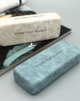 Pleated Leather Glasses Case